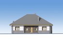 Одноэтажный дом с террасой и зимним садом Rg6113 Фасад1