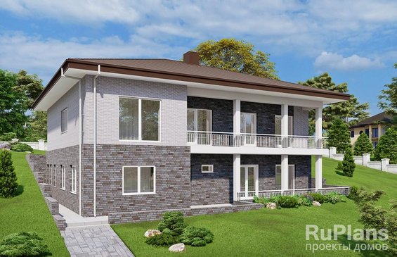 Rg6452 - Одноэтажный дом с цокольным этажом и пятью спальнями