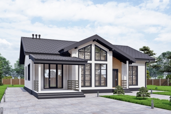 Rg6568 - Одноэтажный дом с тремя спальнями и вторым светом.