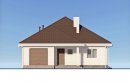 Одноэтажный дом с гаражом и просторной гостиной Rg6606 Фасад1